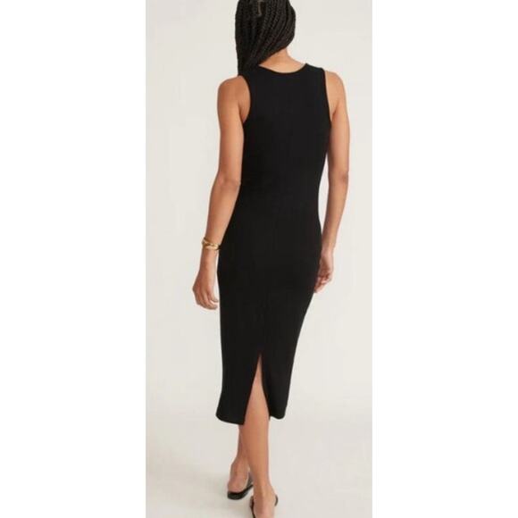 Marine Layer Lexi Daytime Rib Midi Dress XS - Picture 2 of 10
